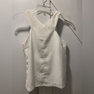 Forever 21 V-Neck Sleeveless Top, White